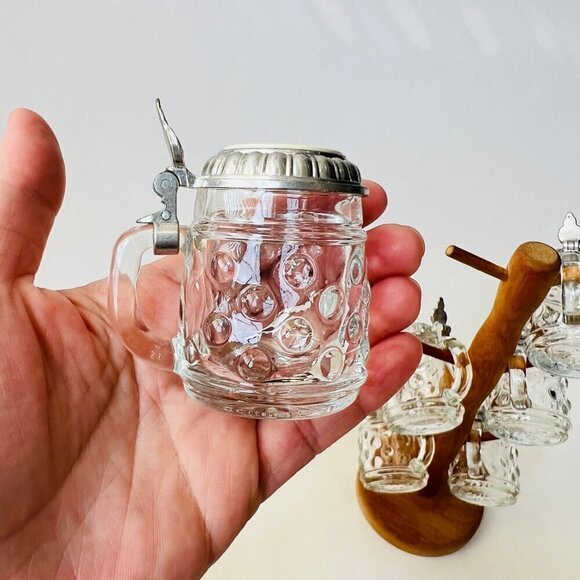 Vintage Rare finds Made in W.Germany mini shot Steins set - Picture 4 of 13